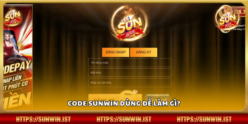 Code Sunwin dùng để làm gì?