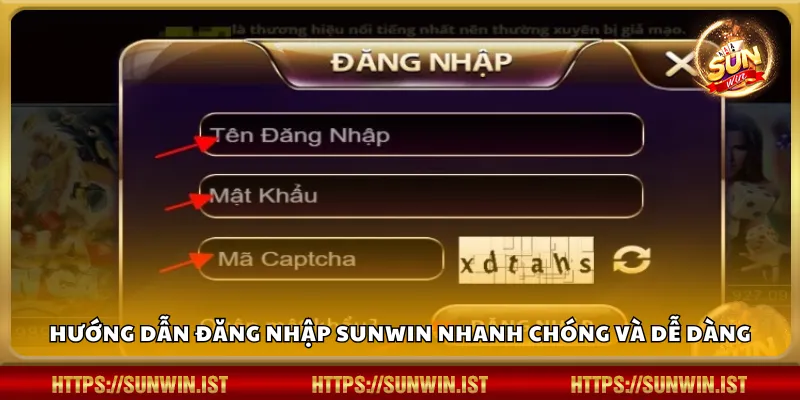 Hướng dẫn đăng nhập Sunwin nhanh chóng và dễ dàng