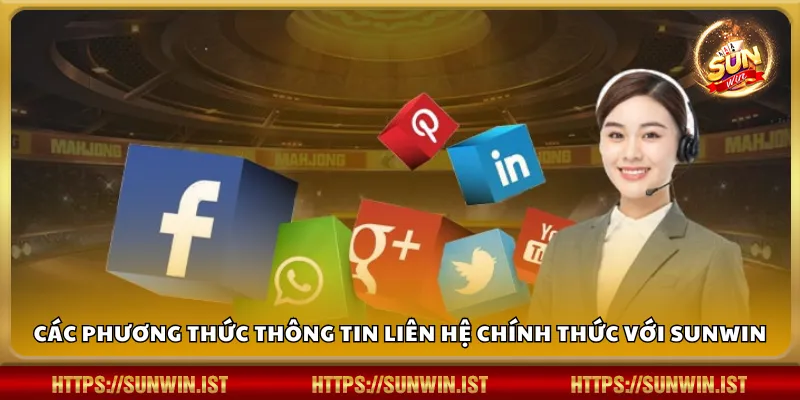 Các phương thức thông tin liên hệ chính thức với Sunwin