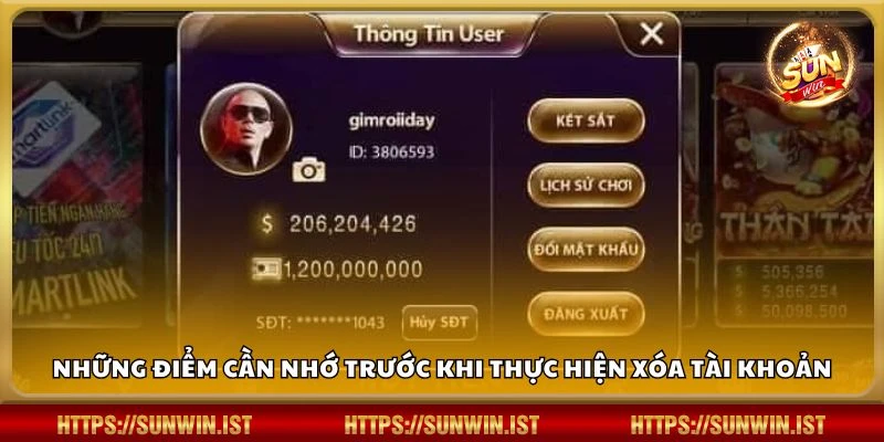 Những điểm cần nhớ trước khi thực hiện xóa tài khoản