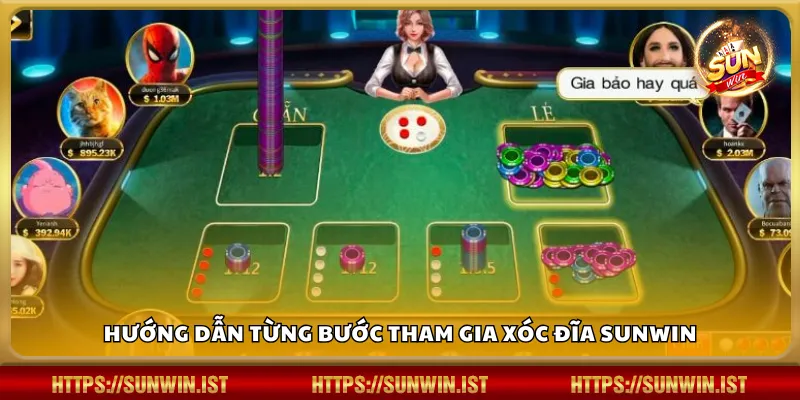 Hướng dẫn từng bước tham gia Xóc Đĩa Sunwin